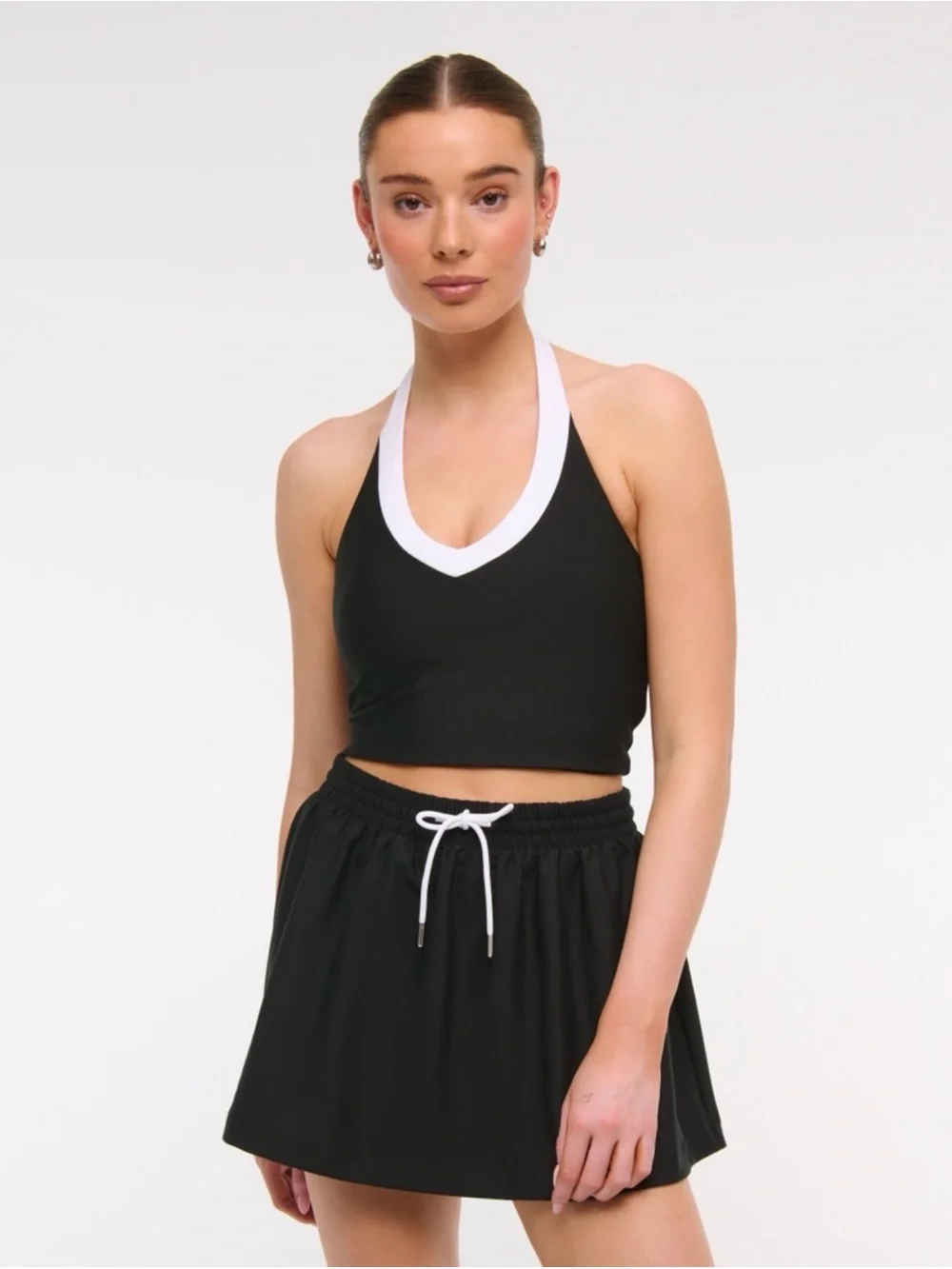 Abercrombie & Fitch YPB sculptLUX Halter Tank -